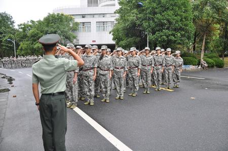 2014年新生军训照片1