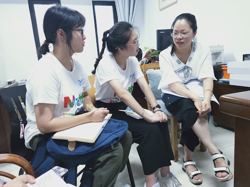 张玲斐校友采访照片2